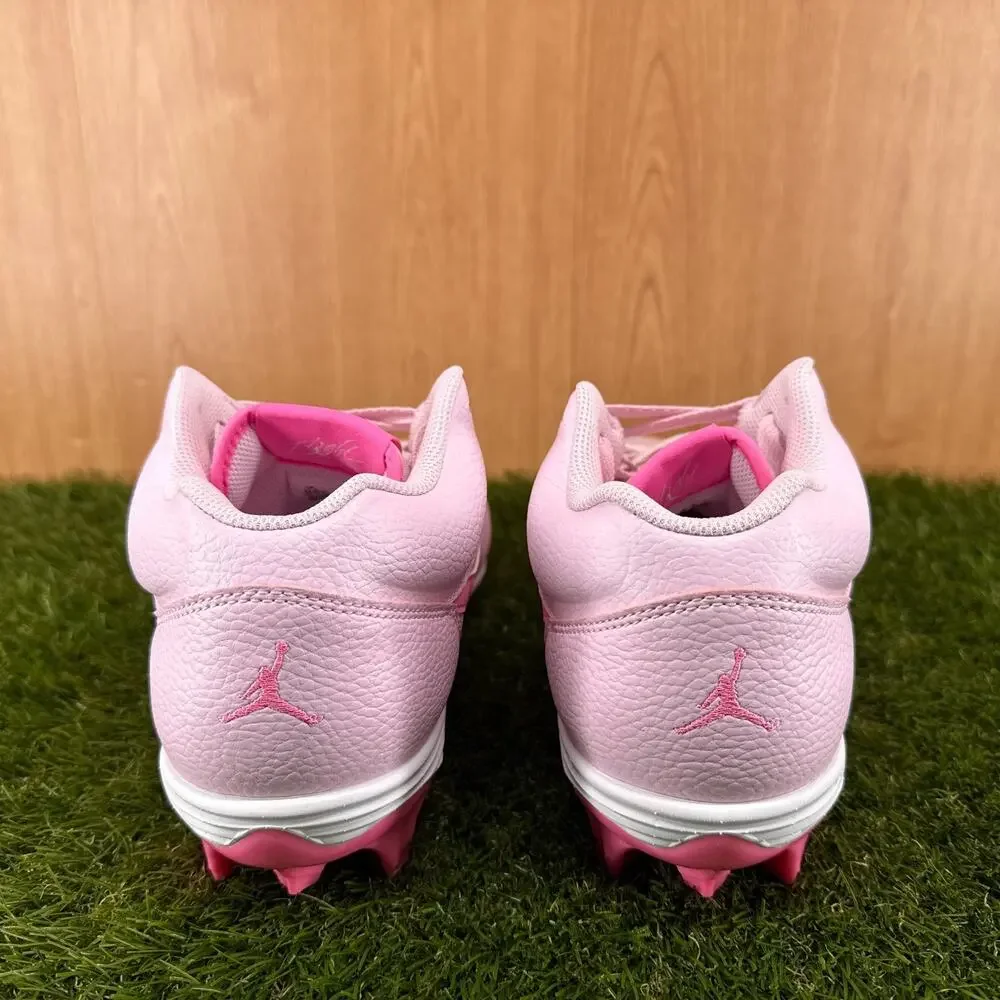 Jordan Stadium 90 Low TD Pink White Football Cleats HQ0210-600 Men's Size 11.5